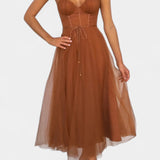 Vestido Midi de Tul Eileen