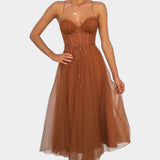Vestido Midi de Tul Eileen