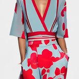 Vestido Envolvente Floral Daphne con Elegancia Atemporal