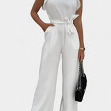 Mono Elegante Sin Mangas Shalonda con Lazo