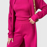Conjunto de Punto Mahalia de 3 Piezas