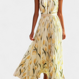 Vestido sin mangas Juliene Floral con Cinturón