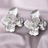 Pendientes Brillantes en Forma de Flor