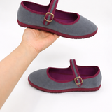 Emma | Zapatos de Ballet Mary Jane con Punta Redonda y Correa con Hebilla para Mujeres