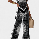Conjunto Leonie Paisley con Tirantes