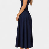 Vestido Midi A-Line Flora con Corsé