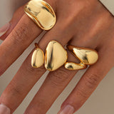 Anillos de Metal Irregulares