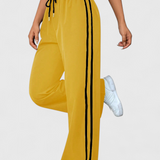 Pantalones Deportivos de Pierna Ancha Alanys con Detalle Lateral