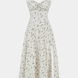 Vestido Midi A-Line Flora con Corsé