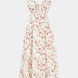Vestido Midi A-Line Flora con Corsé