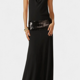 Vestido Halter Georgia Elegancia Lujo
