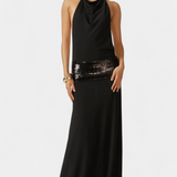 Vestido Halter Georgia Elegancia Lujo
