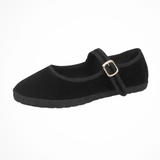 Emma | Zapatos de Ballet Mary Jane con Punta Redonda y Correa con Hebilla para Mujeres