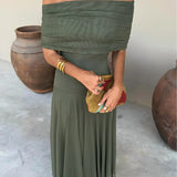 Camila | Vestido Maxi de Malla Elegante