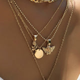 Collar de Rosa y Ángel