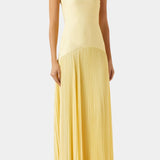 Vestido Maxi Deia en Malla con Mangas Acampanadas