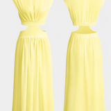 Conjunto Minimalista Jocelyn con Cuello Alto y Abertura Lateral