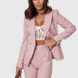 Conjunto de Blazer y Pantalones Rosalind Elegante