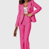 Conjunto de Blazer y Pantalones Rosalind Elegante