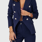 Conjunto de Blazer y Pantalones Rosalind Elegante