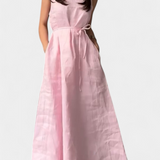Vestido sin mangas Rosetta con lazo ajustable