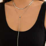 Collar Choker de Cadena de Metal