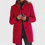 Chaqueta de Cuello Alto para Mujer Lucía
