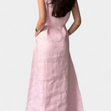 Vestido sin mangas Rosetta con lazo ajustable