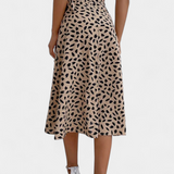 Falda Boho Camila con Estampado Asimétrico