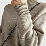 Jersey de Cuello Alto de Cashmere Jasmine