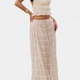 Conjunto Eugenie con Top Plisado y Falda