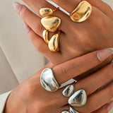 Anillos de Metal Irregulares