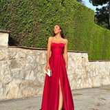 Vestido corse palabra vino