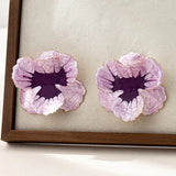 Pendientes Geométricos en Forma de Flor
