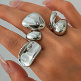 Anillos de Metal Irregulares