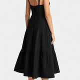 Vestido Midi A-Line Flora con Corsé