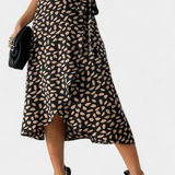 Falda Boho Camila con Estampado Asimétrico