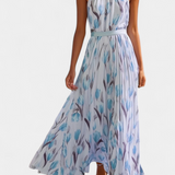 Vestido sin mangas Juliene Floral con Cinturón