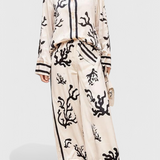Conjunto de Pierna Ancha Nazaret con Estampado Artístico