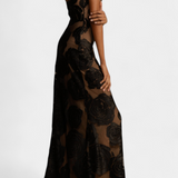 Vestido Floral de Terciopelo Vlada