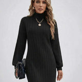 Vestido de Suéter Mónaco