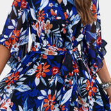 Vestido Mini Besa con Estampado Floral y Silueta Fluida