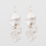Pendientes de Gota de Pétalo de Orquídea