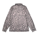 Blusas y Camisas de Manga Larga Sueltas con Botones, Color Contraste, Estampado de Serpiente