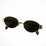 Clarabelle | Gafas de Sol de Metal Ovaladas para Mujeres