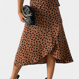 Falda Boho Camila con Estampado Asimétrico