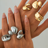 Anillos de Metal Irregulares