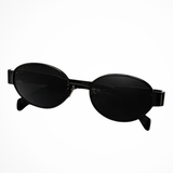 Clarabelle | Gafas de Sol de Metal Ovaladas para Mujeres