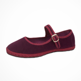 Emma | Zapatos de Ballet Mary Jane con Punta Redonda y Correa con Hebilla para Mujeres