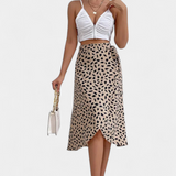 Falda Boho Camila con Estampado Asimétrico